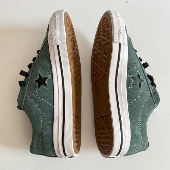 Stylish Green Converse All Star Low Top Women Sneakers size women 7.5 men 5.5 - Picture 7 of 12